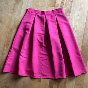 New York & Company Midi Pleated Skirt